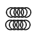 uxcell Nitrile Rubber O-Rings, 20mm OD 15mm ID 2.5mm Width, Metric Sealing Gasket, Pack of 10