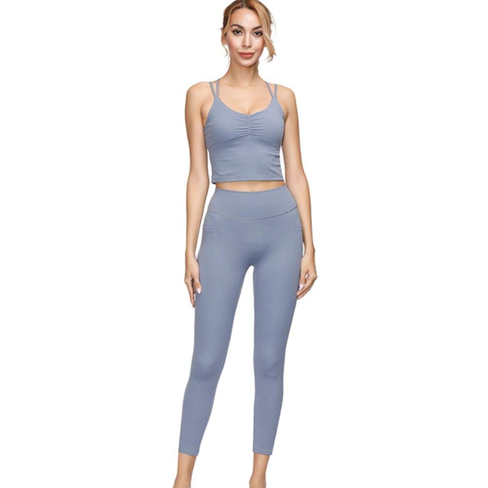 Leggings Femmes Pantalons De Yoga Slim Sport Leggings Run Sportswear Stretchy Fitness Leggings High Taille Gold Gold Humpskks