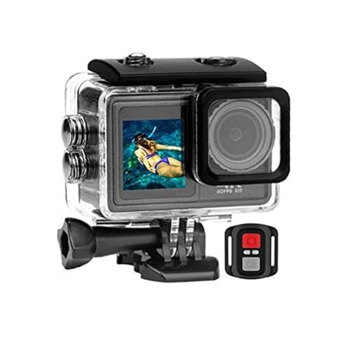 Caméra d'action 4K S81ER étanche avec objectif interchangeable et vidéo stabilisée - 4