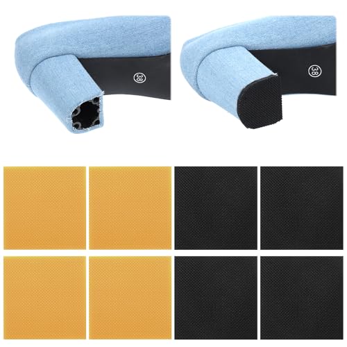 Classicseali 8PCS Rubber Heel Replacement,Square Boot Heel Replacement, Boot Heels Repair Kit, for Women's Boots, High Heels, Sandals and Men's Dress Shoes, Anti-Slip and Noise Reduction