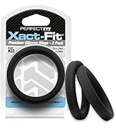 PerfectFit Brand Xact-Fit Rings, Stackable, Silicone, Customizable Sizing, Firm Fit, Durable