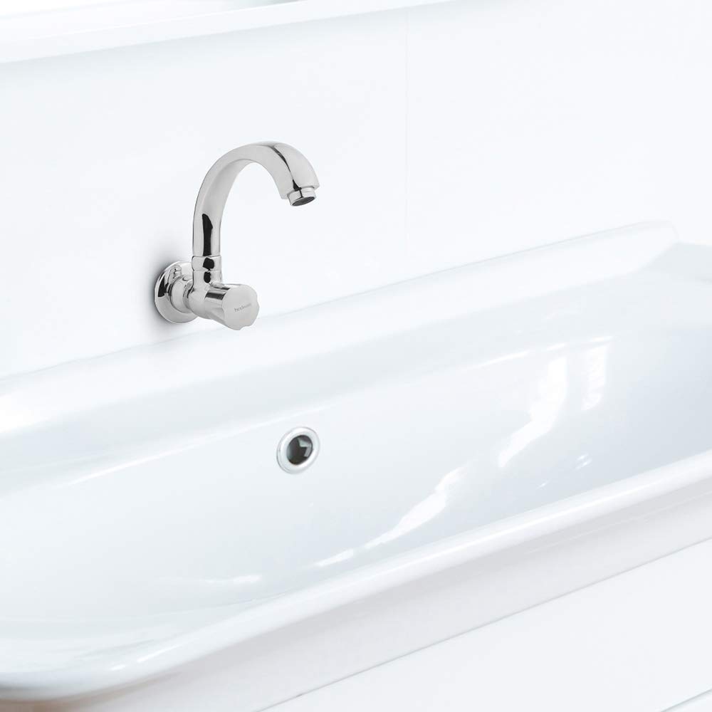 Hindware Contessa Sink Cock - Chrome Swivel -5