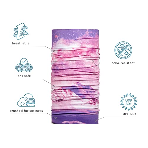 Turtle Fur Limited Edition Totally Tubular Neck Gaiter, UPF 50+, Multifunctional Headwear, 10+ Ways to Wear, Night Sky3