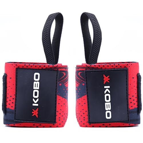 Image of Kobo Weight Lifting Wrist Support Professional Wrist Wrap Braces for Men & Women