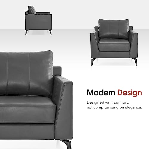 Sillón Moderno Plegable Gris miniatura 6