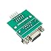 Jienk 2Pcs DB9 Female Breakout Conversion Board, RS232 D-SUB Serial 9Pin to DIP 0.1” Pitch Bent Pin Test Board for DB9 Serial Communication Prototyping or Troubleshooting