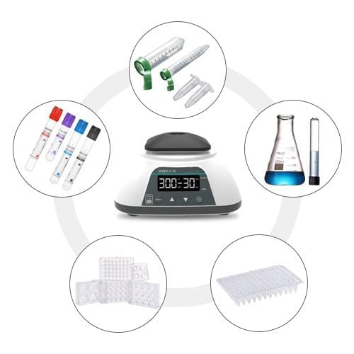 Multi-Plate Vortexer Vortex Mixer Shaker with 8 Modules Operating Mode Touch/Run Speed Range Touch 0-3000 RPM Run 100-3000rpm Control Mode PWM Speed Adjustment Digital Display