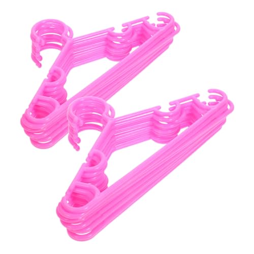 Cabilock 20pcs Children Hanger Sweater Hangers Dog Hangers Hangers Coat Hangers Nursery Clothes Hangers Scarf Hanger Childrens Hangers Pant Hangers Wardrobe Hanger Pp Pink