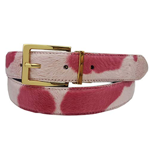 Vegan Faux Fur Belt in Animal Print