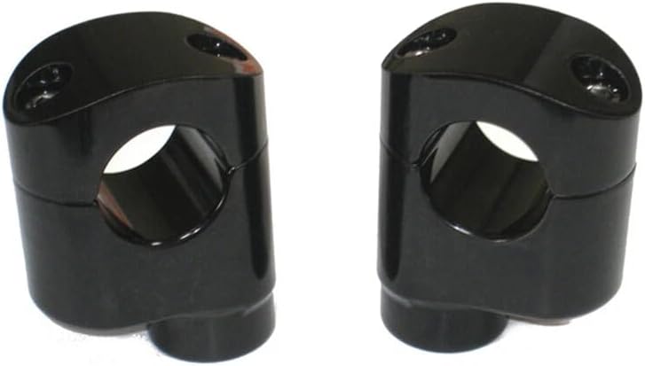 Custom Offset 1.25" Handlebar Risers Fit For Harley Davidson Big Twin Chrome