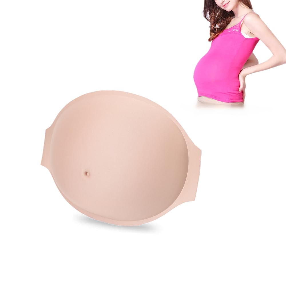 Dioche Fake Pregnancy Belly, False Belly Stuffer False Pregnancy Tummy Adult Belly Stuffer for Stage Performances, Photography, Cosplay
