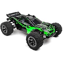 SummitLink Custom Body Muddy Green Over Black Style Compatible for Rustler 4X4 1/10 Scale RC Car or Truck Truck not Included R4-BG-01