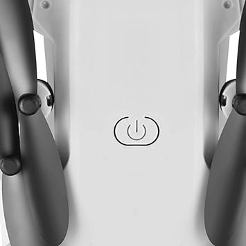 TiMi Trends Foldable Drone 4K HD Wide Angle Mini WiFi Drone RC Quadcopter White