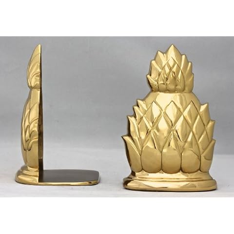 Brass & Silver Traditions Pineapple Bookends Cover