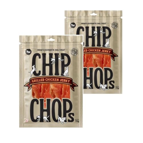 Image of Chip Chops Dog Treat, Grilled Chicken, 70g, Pack of 2