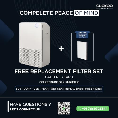 Image of Cuckoo Respure DLX Air Purifier for Home, HEPA 13, Covers 600 Sqft /15min