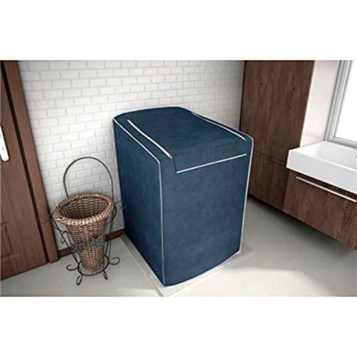 Capa P/Máquina de Lavar Roupas - C/Zíper - 12Kg a 16Kg - Azul Cobalto - Adomes