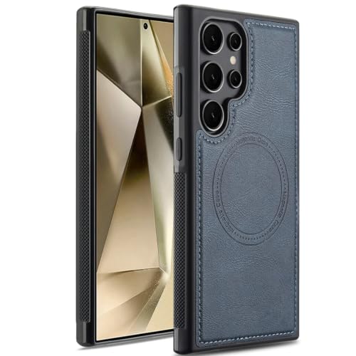 RNOZX Galaxy A15�p�}�O�l�b�g��PU���U�[���X�}�z�P�[�X ���C�����X�[�d�Ή��J�o�[�iGalaxy A15�p/�u���[�j