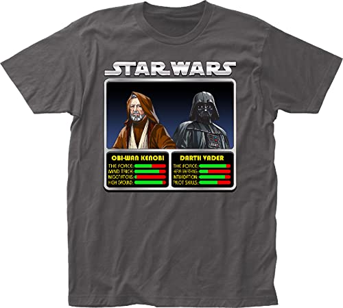 Amazon.com: Star Wars T Shirt OBI-Wan Kenobi vs. Darth Vader Funny