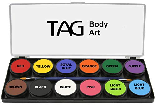 Tag Face & Body Paint - Regular Palette 12 X 10G #TOP1