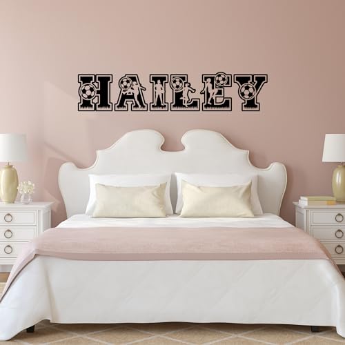 Vinilo decorativo personalizado de fútbol para habitación miniatura 7