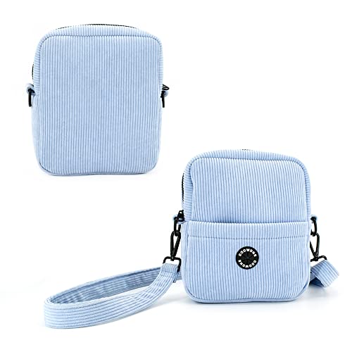 COOWONE Hundeleckerli-Tasche Hundespaziergangstasche für Leckerlis, Knabbereien, Spielzeug, Weiche Cord Hundetrainingstasche mit integriertem Kotbeutelspender