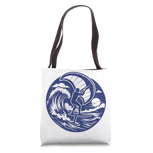 Wingfoil Surfer Wingfoiling Board Wingsurfen Wing Foiling Tote Bag