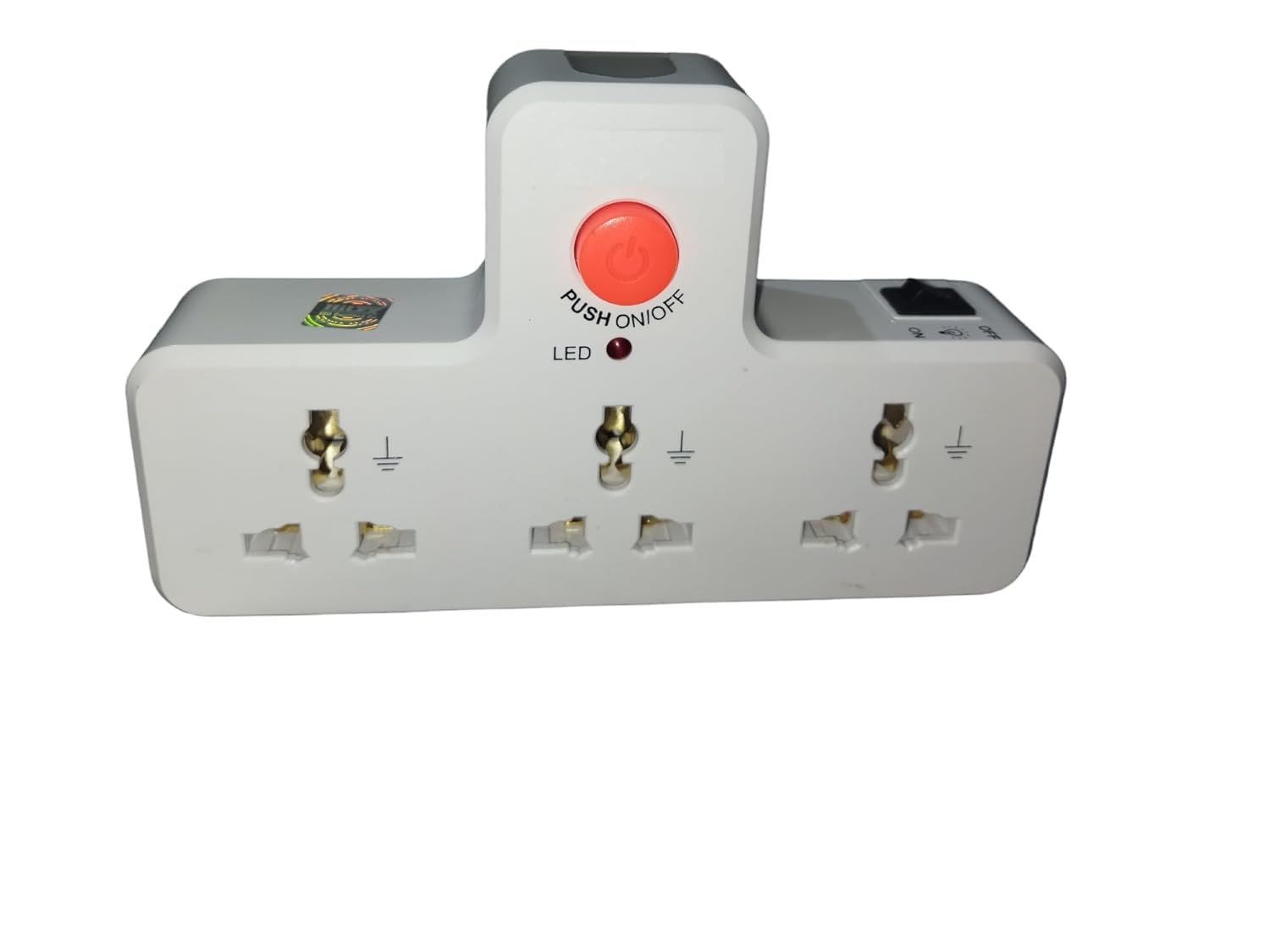 Ocko Cordless 3 Way Socket Extension Board | Multi Plug Socket with On/Off Switch Button & LED Indicator | Flex Board/Power Strip Travel Adapter Suitable for Home Use, Traveling, Mobile Charger-picture-34