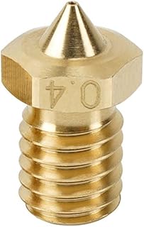 APAAZO 3D Printer Nozzle V6 Brass Nozzle M6 Compatible With 1.75mm Filament E3D V6 Clone-CHT Tip Nozzles Brass Copper Print Head 0.4mm High Flow (Color : 2PCS, Size : 0.6mm)