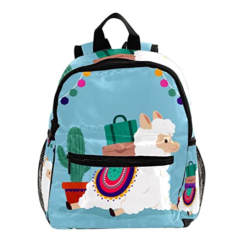 Sac à dos pour enfants bleu alpaga 30,5 cm pour garçon et fille