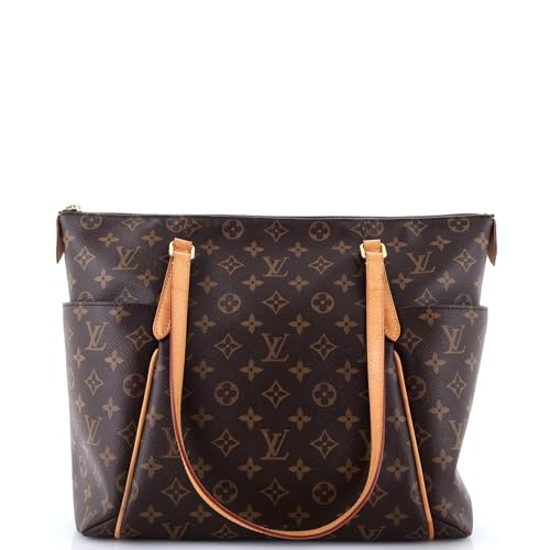 Pre-Loved Totally Handbag Monogram Canvas MM, Brown