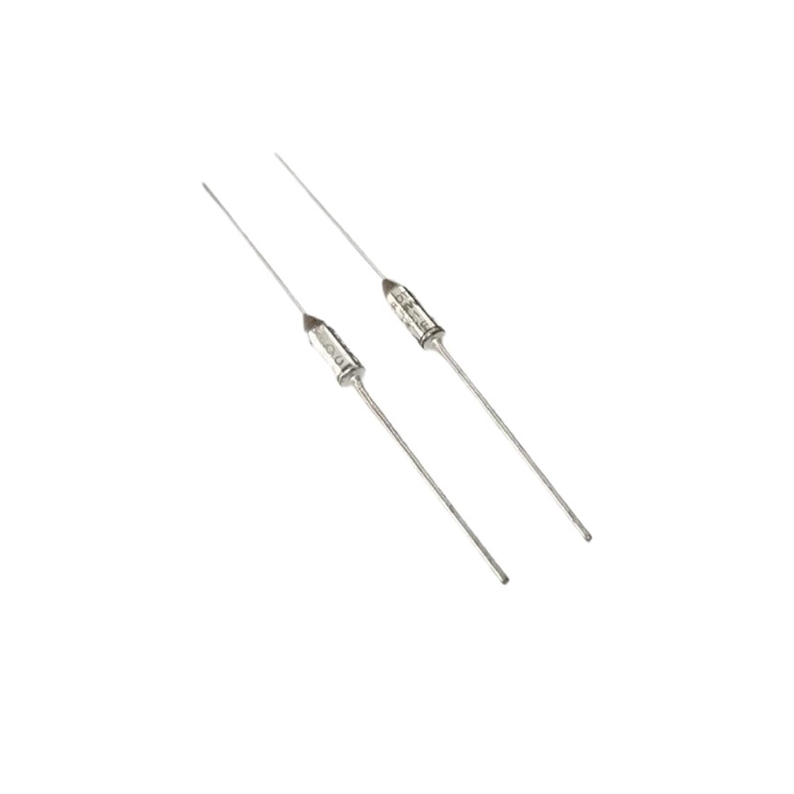 MEIFUUDWPJG 10Pcs G5A01 TF128C Thermal Cutoff Fuse Axial Leaded 16A 250V 128°C G5A00128C G5A01128C