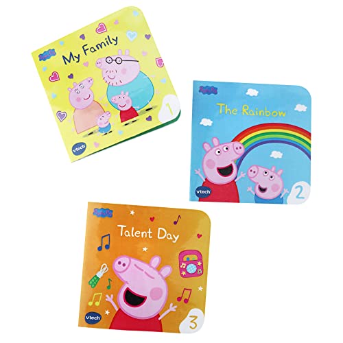 Peluche Peppa Pig interactivo con diverlibros educativos VTech para aprender jugando 5