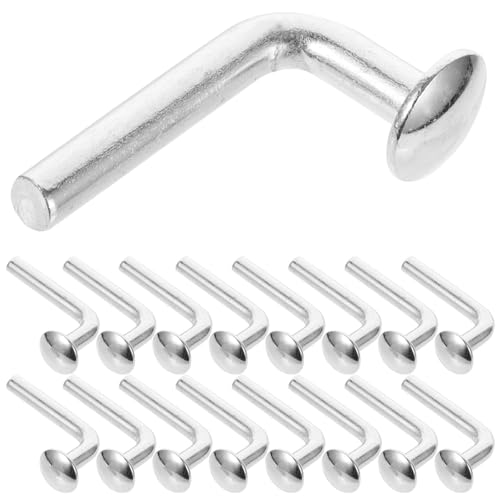 VALICLUD - VALICLUD 100 pièces Goupilles de Sécurité Fer Forme Boulons Robustes pour Rayonnage Palettes Clips de Verrouillage Anti-délogement Accessoires de Sécurité pour Stockage Industriel