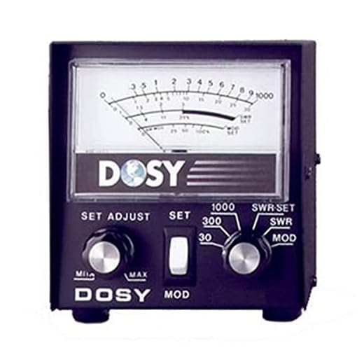 Dosy PM 1000 TS SWR Power Cb Ham Radio Wattmeter Test Center Station