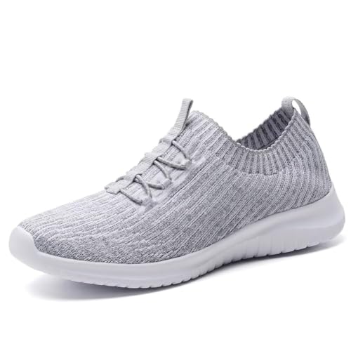 konhill Women's Slip on Walking Tennis Shoes - Comfortable Lightweight Breathable Casual Work Travel...