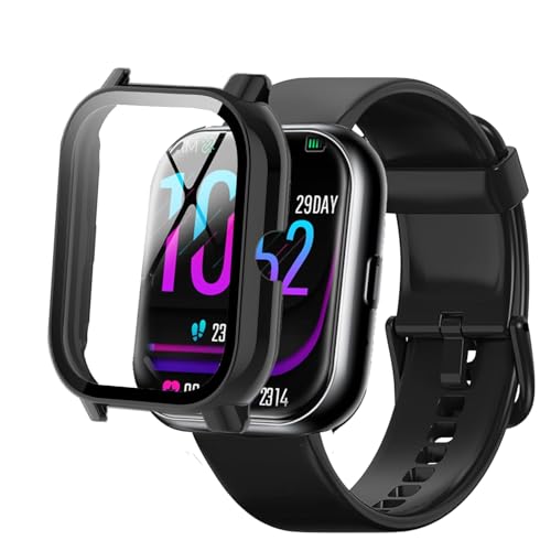 For ?MTDKA �P�[�X �t�B����+PC�t���[�� ��̌^ �ی�J�o�[ �K���X�t�B���� �h�o�yHUKWIMO�z 3D�S�ʕی� �w��h�~ HD�����ߗ� ���ɋ��� �C�A�[�� �ɔ� �������� ���˒ጸ ?MTDKA �Ή� (�u���b�N)