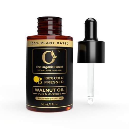 Image of Walnut Oil for Face, Hair & Body | Nourishes Dry Skin and Adds Shine to Frizzy Hair | 30ml