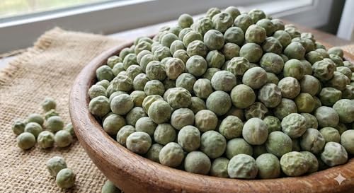 Image of Beans & Grains Premium Green Peas (Dry Hara Matar) | Protein & Fiber-Rich Pulses | 100% Natural & Unpolished | 1kg | Pack of