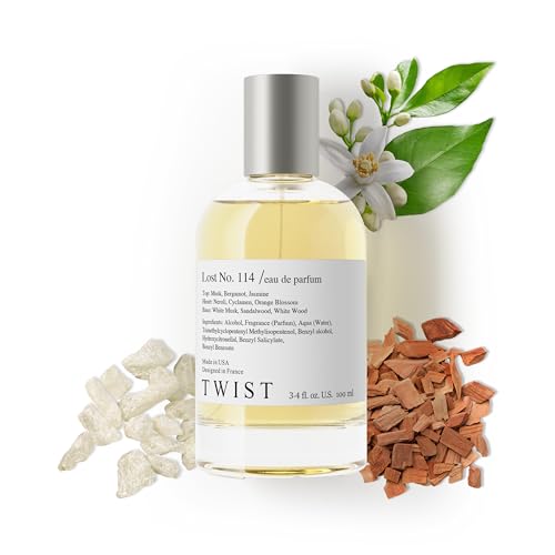 Twist Lost No. 114 - Inspired by Phl. Missing Person Long-Lasting Perfume for Women & Men Vegan Clean Ingredients Musk & Bergamot Unisex Fragrance Spray 100 ml | 3.4 fl. oz