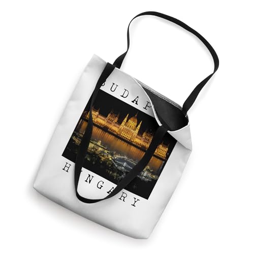 Bolso Tote Vintage Souvenir Budapest Hungary Skyline miniatura 2