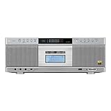 TOSHIBA ハイレゾ相当 SD/USB/CDラジオカセットレコーダー AUREX TY-AK21(S) シルバー