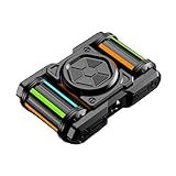 ICDKOYK Gyroscope de réservoir Mecha de précision, Jouet de nouveauté pour soulager Le Stress, Jouet Anti-Stress en métal métallique, Noir