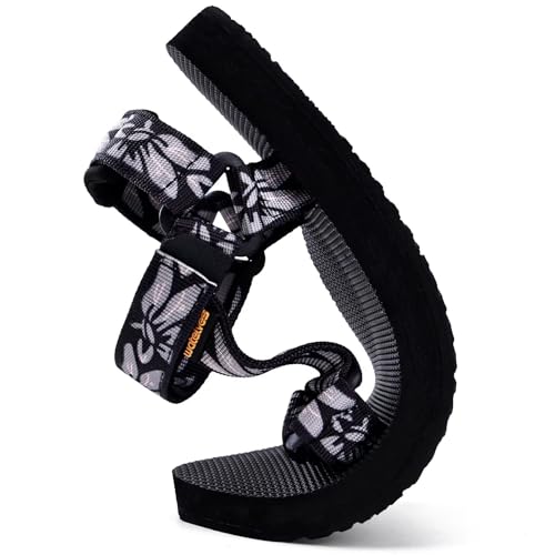 Image of WateLves Womens-Sport-Sandals Hiking Sandals with-Arch-Support Webbing-Outdoor-Beach-Water-Sandals for Travel-Walking-Trekking-Camping