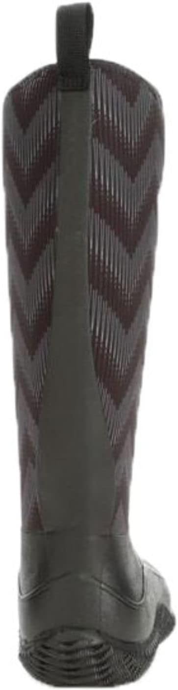 Muck Boot Women's Hale Rain Boot 6 Black/Black Chevron