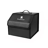  ZELLYA Boîte de Rangement pour Coffre de Voiture, pour Peugeot 2008 206 207 3008 301 307 308 4008 408 5008 508 607 RCZ Organisateur de Rangement de Voiture Accessoires de Rangement
