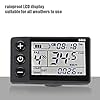 ZAWELIYO Kit de Contrôleur de Moteur sans Balais pour Vélo et Scooter électrique 24 V-48 V, Panneau D'affichage LCD étanche avec Support pour Guidon de 22,5 Mm (36V‑48V) #2