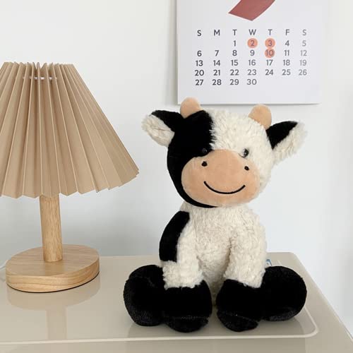 Natureman 9 Inches Cow Stuffed Animal Simulation Soft Plush Cute Cow Plush Doll,For Kids And Great Birthday Gift #TOP6