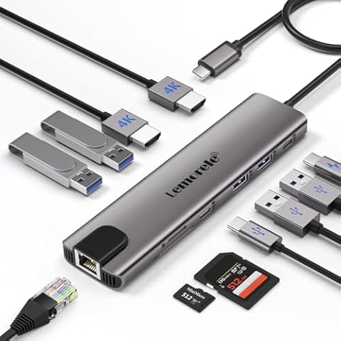 Station d'accueil USB C Lemorele 11-en-1 Cover