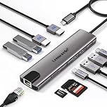 Alluminio Docking Station USB C Hub 2 HDMI 4K Ethernet Gigabit, 4 USB 3.0/2.0, USB-C 3.0, PD100W, SD TF, 1000M RJ45 Lan Doppio HDMI Dock Usbc Dual Monitor Multiporta Adattatore MacBook Lemorele 11in1